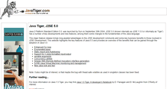 Desktop Screenshot of javatiger.com