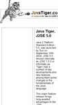Mobile Screenshot of javatiger.com